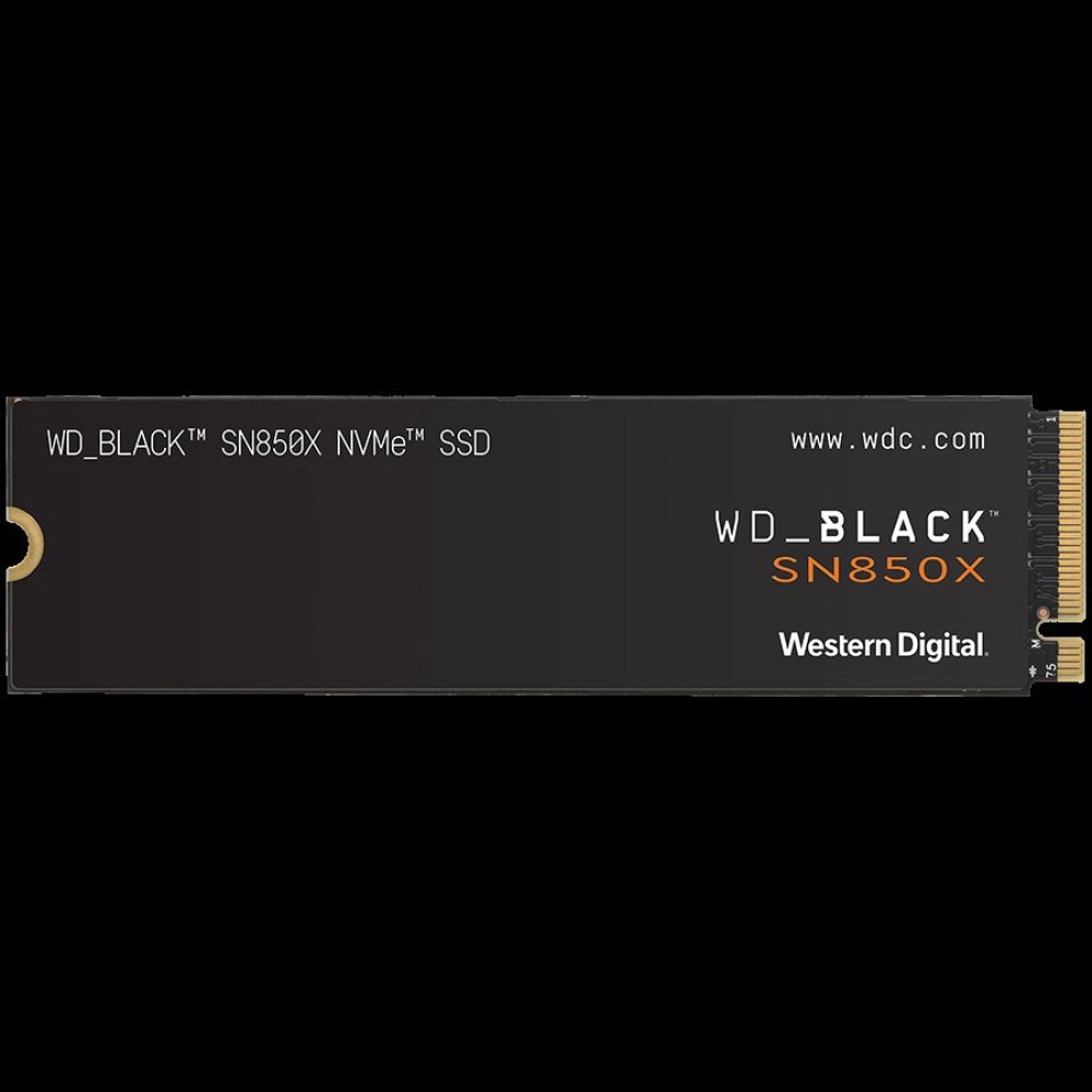 SSD WD Black SN850X 1TB M.2 2280 PCIe Gen4 x4 NVMe, Read/Write: 7300/6300 MBps, IOPS 800K/1100K, TBW: 600