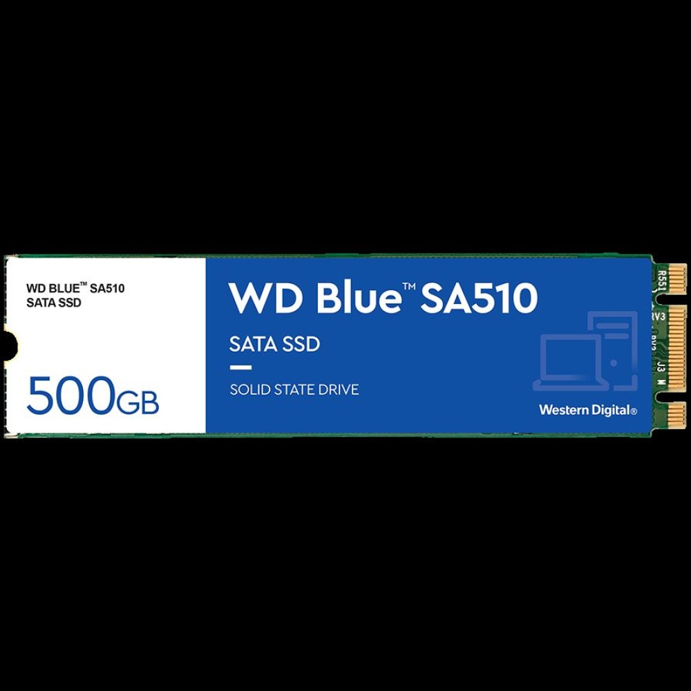 SSD WD Blue (M.2, 500GB, SATA 6Gb/s)