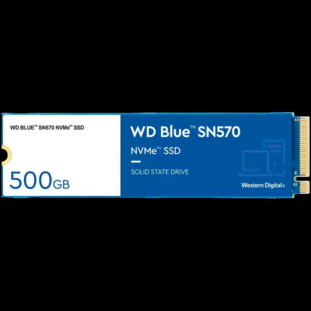 SSD WD Blue (M.2, 500GB, PCIe Gen3)