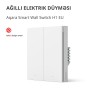 Aqara Smart Wall Switch H1 (no neutral, double rocker): Model No: WS-EUK02; SKU: AK072EUW01