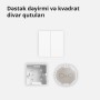 Aqara Smart Wall Switch H1 (no neutral, double rocker): Model No: WS-EUK02; SKU: AK072EUW01