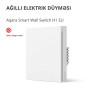 Aqara Smart Wall Switch H1 (with neutral, single rocker) Model No: WS-EUK03; SKU: AK073EUW01