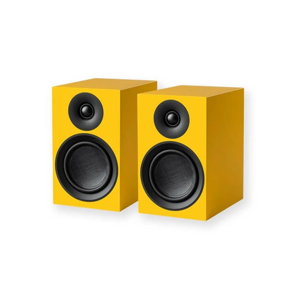 PRO-JECT Акустическая система Speaker Box 5 E Carbon САТИНОВЫЙ ЖЕЛТЫЙ EAN:9120122298404 (Пара)
