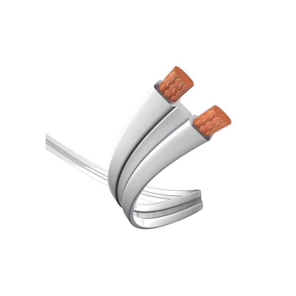 inakustik Кабель акустический Premium Flat 2x2,5 плоский БЕЛЫЙ EAN:4001985424962