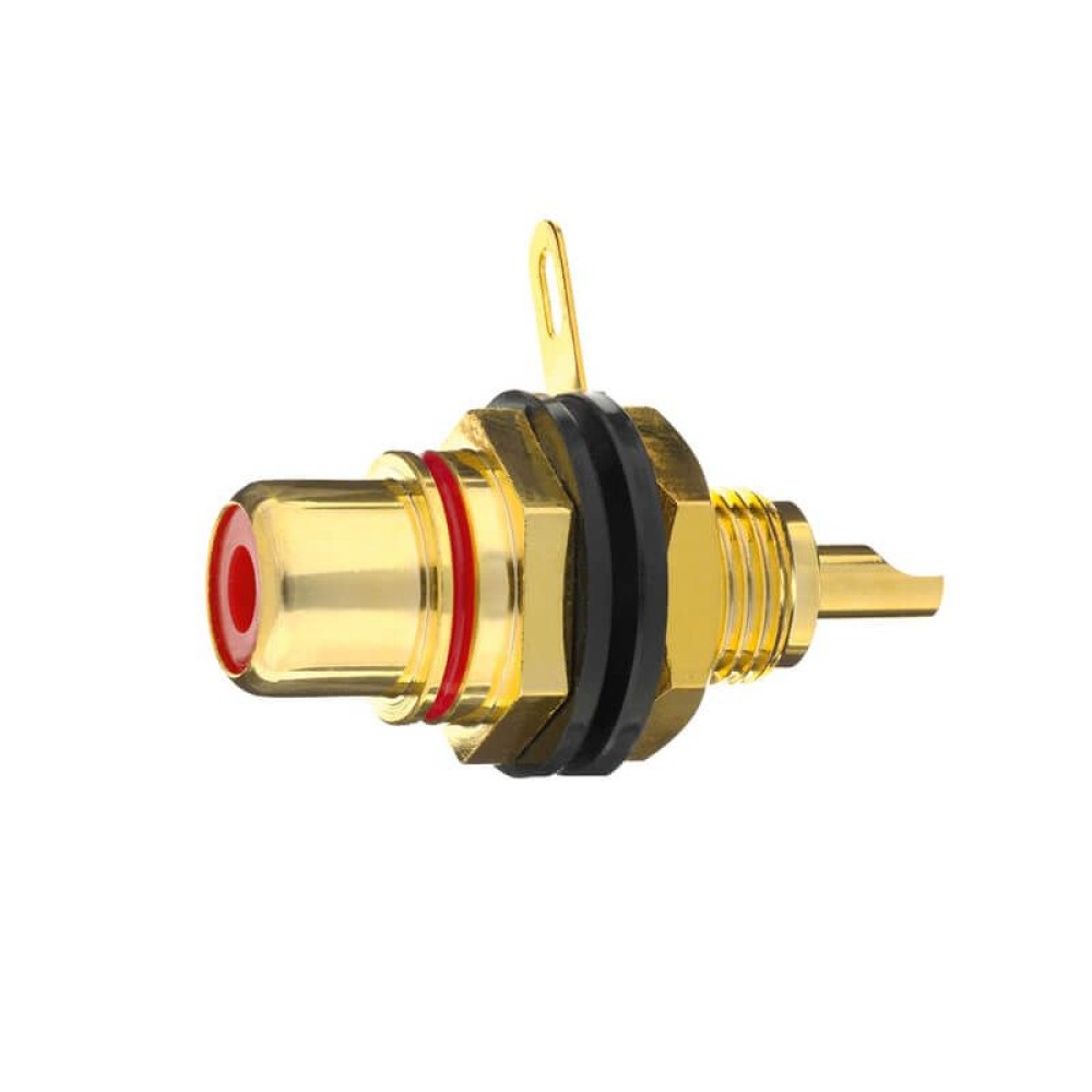 inakustik Коннектор для розетки Premium RCA Panel Jack ЧЕРНЫЙ EAN:4001985307593