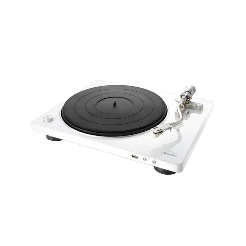 DENON Проигрыватель винила DP-450USB БЕЛЫЙ
