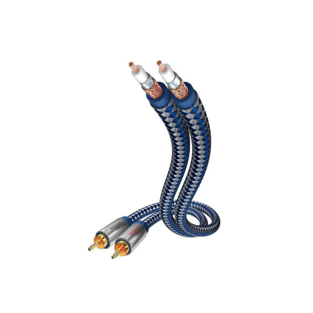 inakustik Кабель 2RCA-2RCA Premium Audio Stereo 0.75m EAN:4001985507788