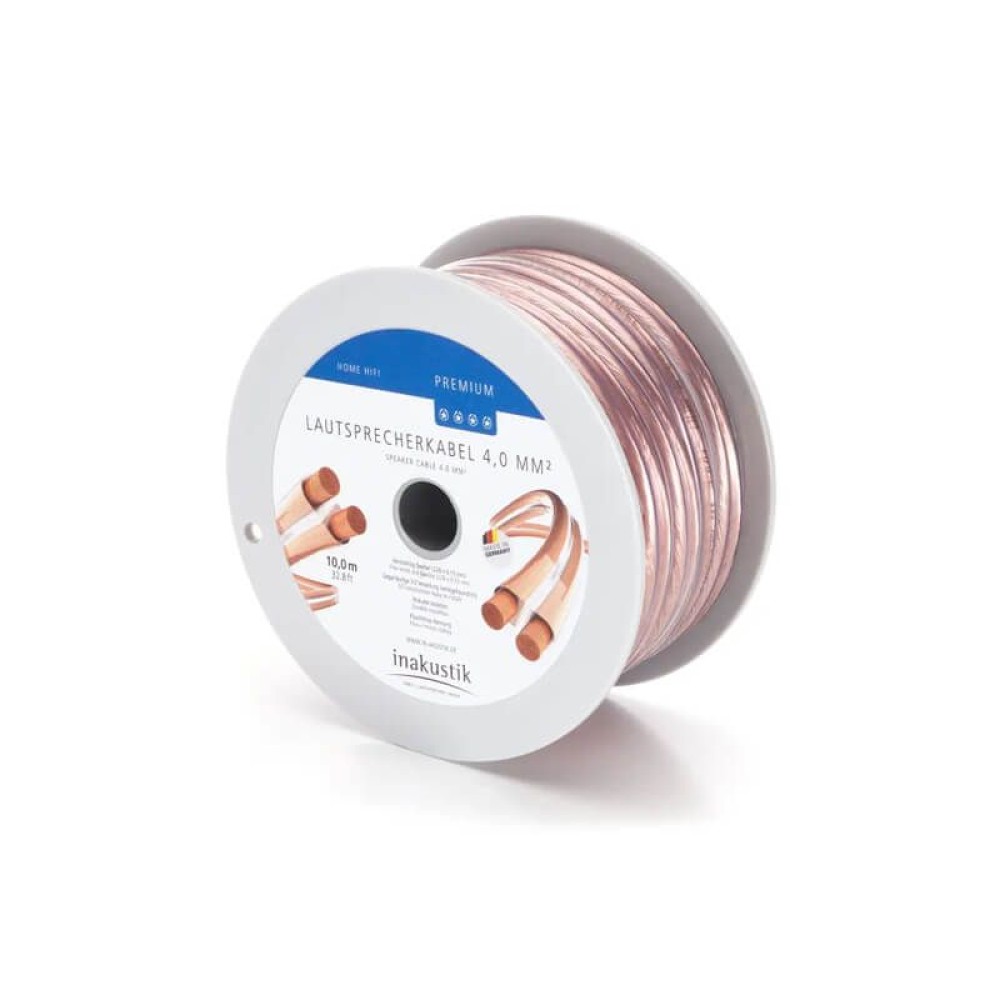 inakustik Кабель акустический Premium 2x4 (бухта 10 м) EAN:4001985044894