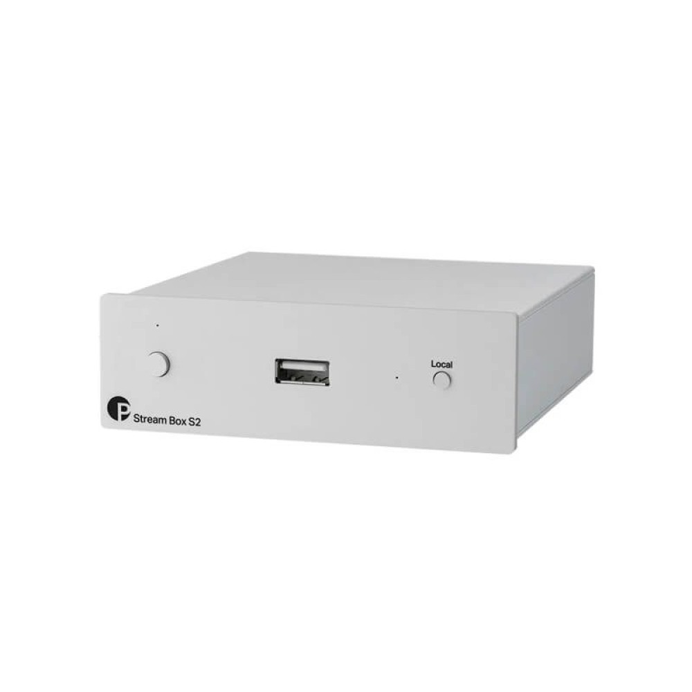 PRO-JECT Проигрыватель сетевой Stream Box S2 СЕРЕБРО EAN:9120082382342