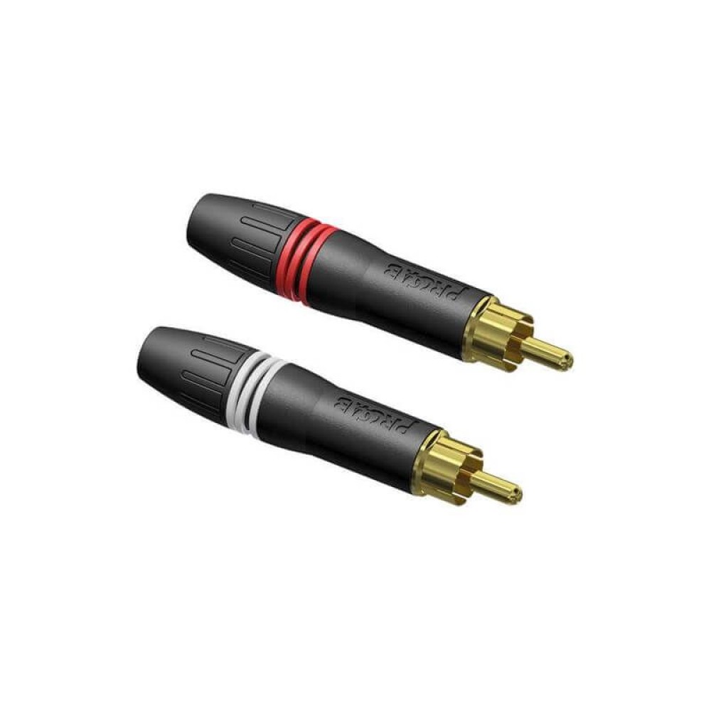 PROCAB Коннектор PCR2M/BG (RCA - пара)