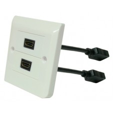  Розетка HDMI с лицевой панель 45х22.5 mm, со шнуром 200 mm